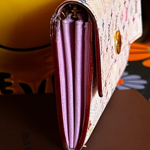 LOUIS VUITTON MURAKAMI SARAH WALLET W/DUSTBAG (DATE CODE CA0122) - Picture 8 of 16